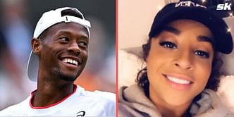 "It was a bit of a shock to me because I had no idea" - Christopher Eubanks on adult film star Teanna Trump cheering him on at Wimbledon