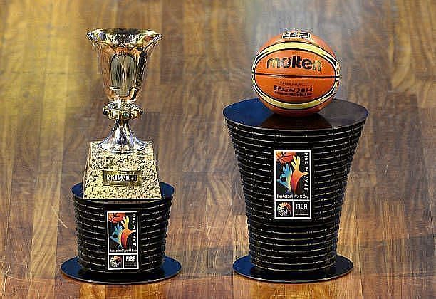 FIBA World Cup Trophy and Match Ball