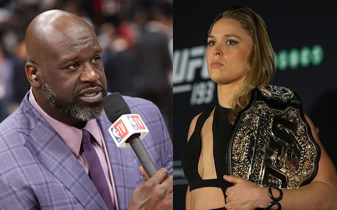 Throwback: When Shaquille O'Neal claimed he could last 45 seconds vs. UFC champion Ronda Rousey