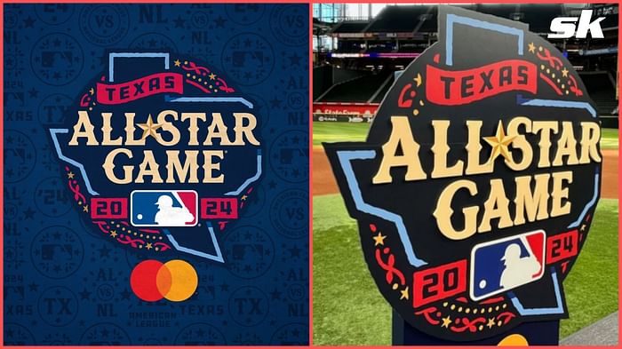 Rob Manfred, Rangers legends reveal 2024 MLB All-Star Game logo at