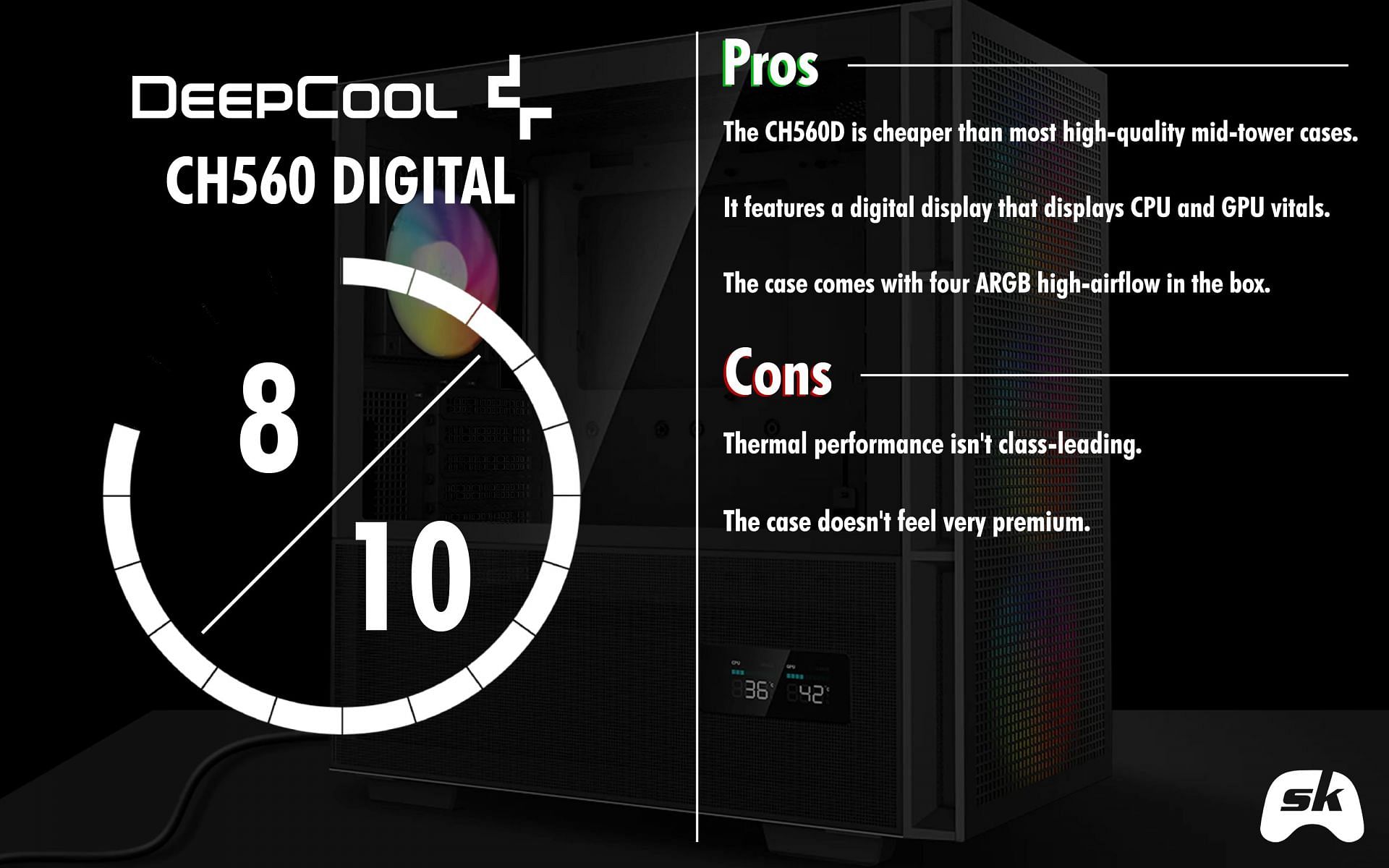 DeepCool CH560 Digital Review