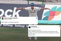 "National treasure"- Twitterati hail Mark Wood after his player of the match performance in 3rd Ashes Test keeps England alive in series