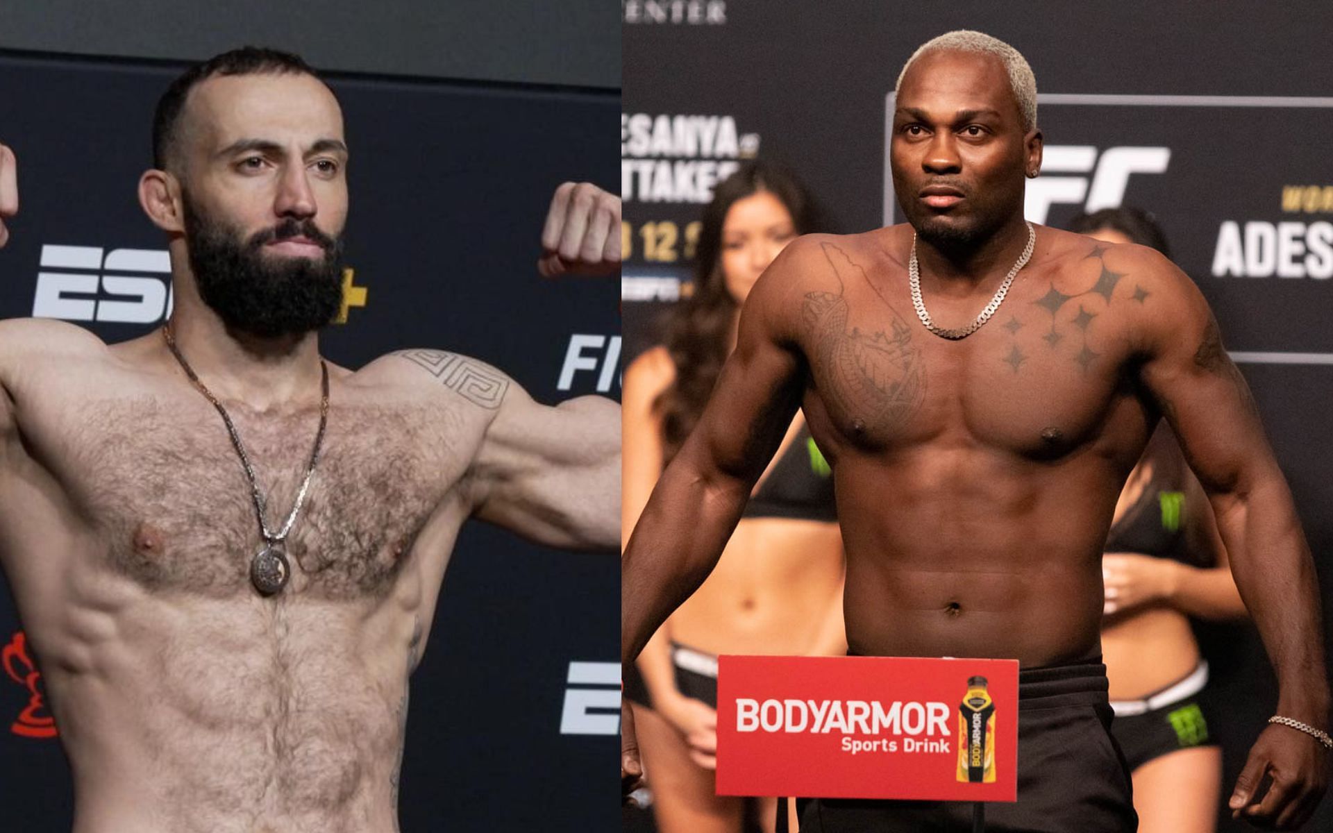 Roman Dolidze, Derek Brunson (Image Courtesy - MMA Junkie)