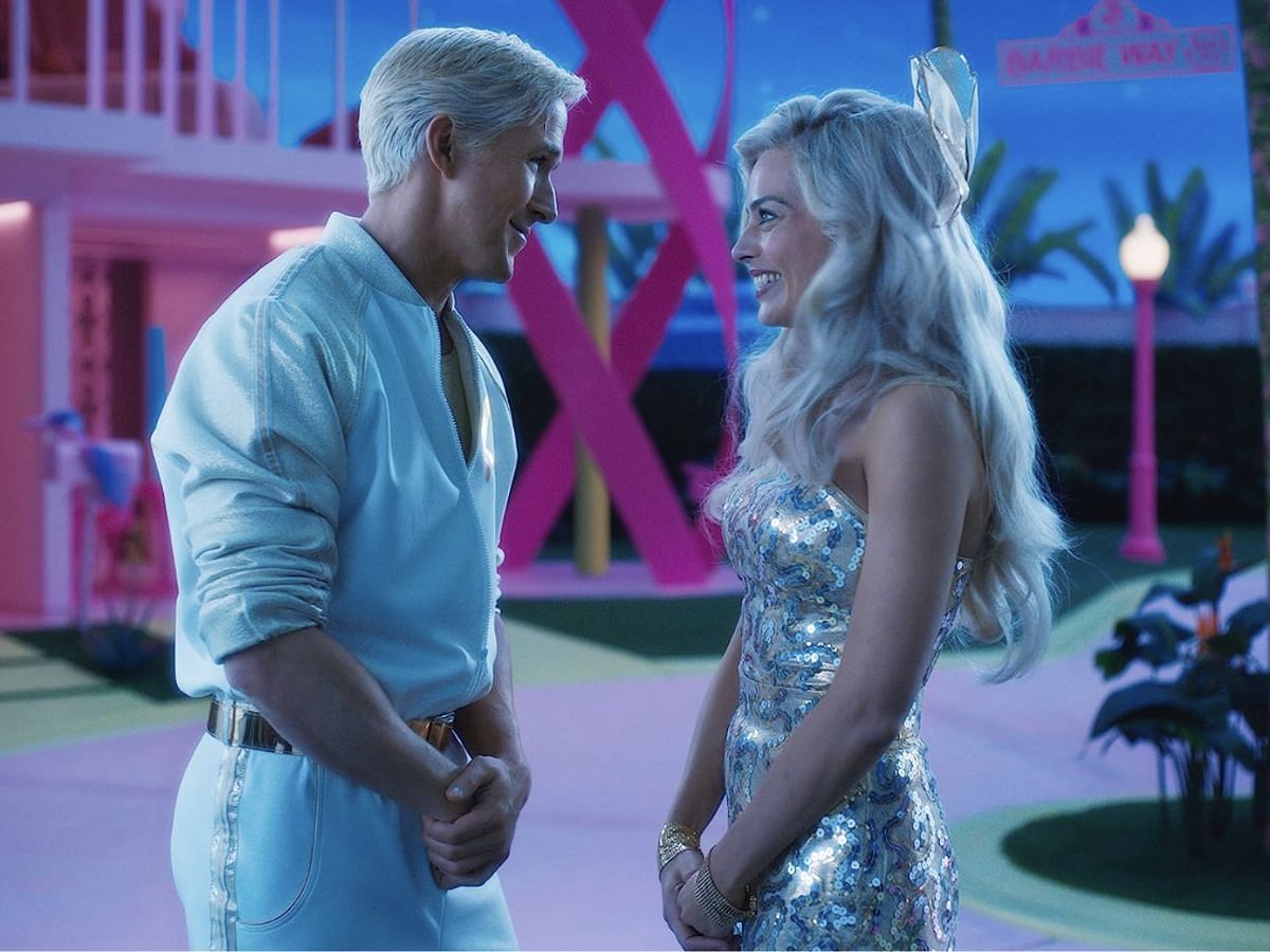 Ryan Gosling plays Ken with co-star Margot Robbie as Barbie (Image via IMDb)