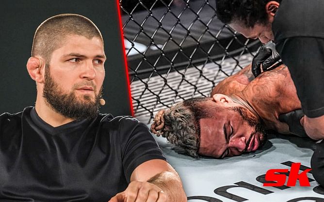 Fighter who had 'public' spat with Khabib Nurmagomedov loses UFC comeback within a minute [VIDEO]
