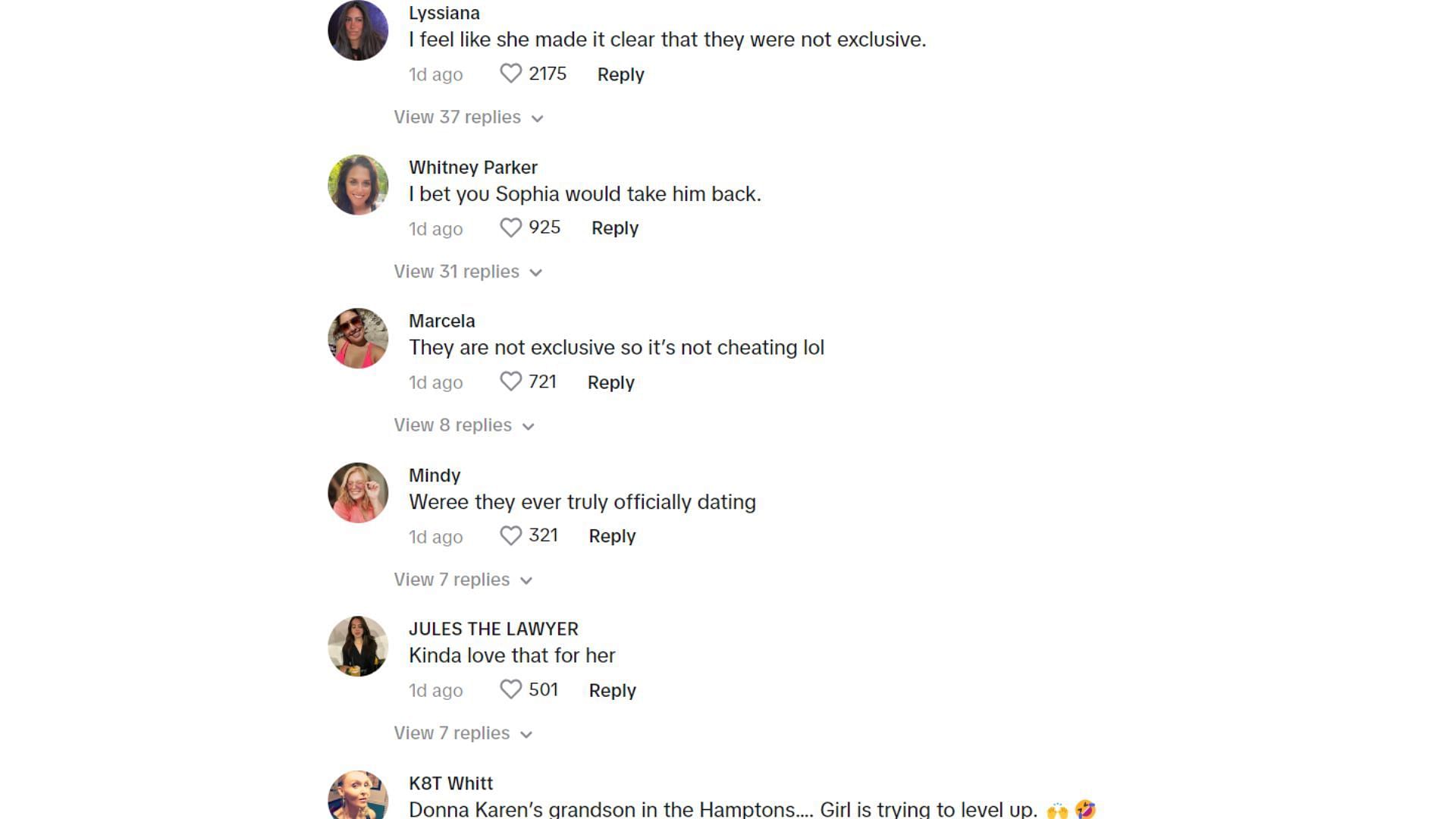 Fans reacted to the TikTok user&#039;s video.