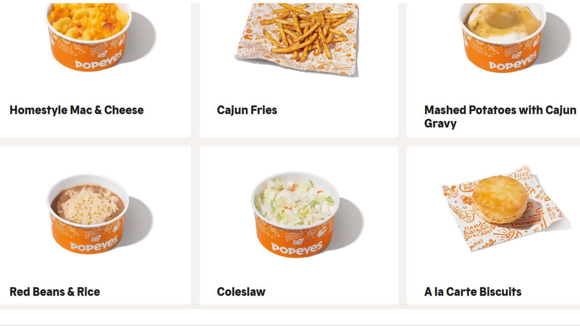 These items can be customised (Image via Popeyes)