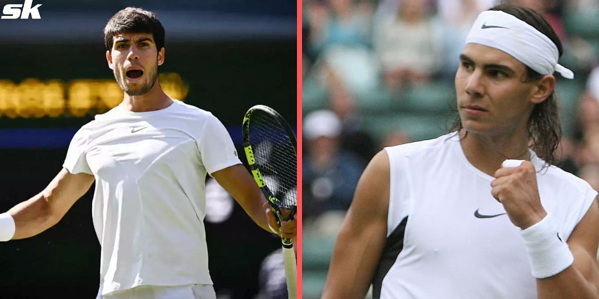 Carlos Alcaraz became the youngest Wimbledon finalist since Rafael Nadal in 2006