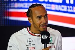 Lewis Hamilton remains tight-lipped on his involvement with the Brad Pitt starrer movie