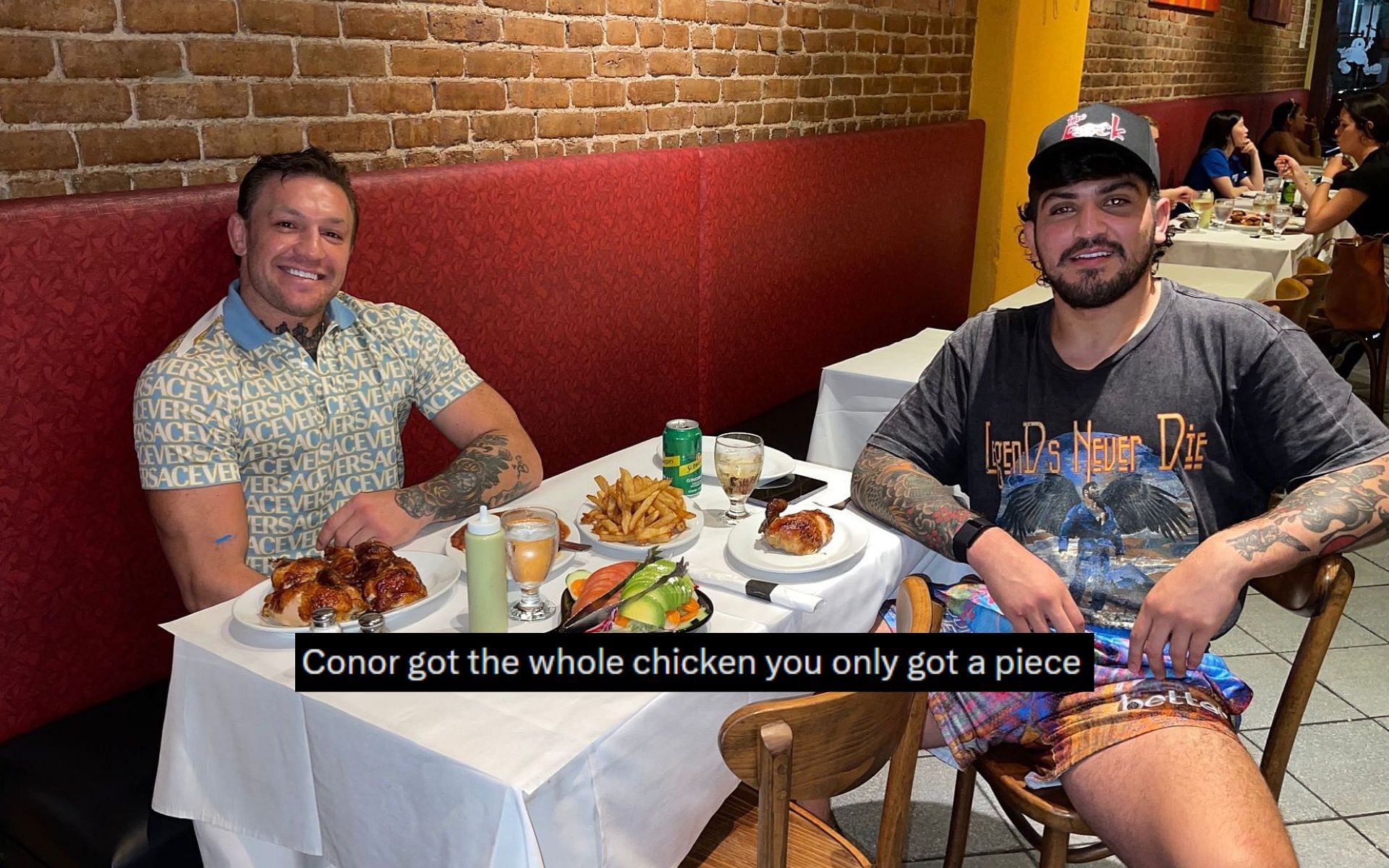 Dillon Danis with Conor McGregor