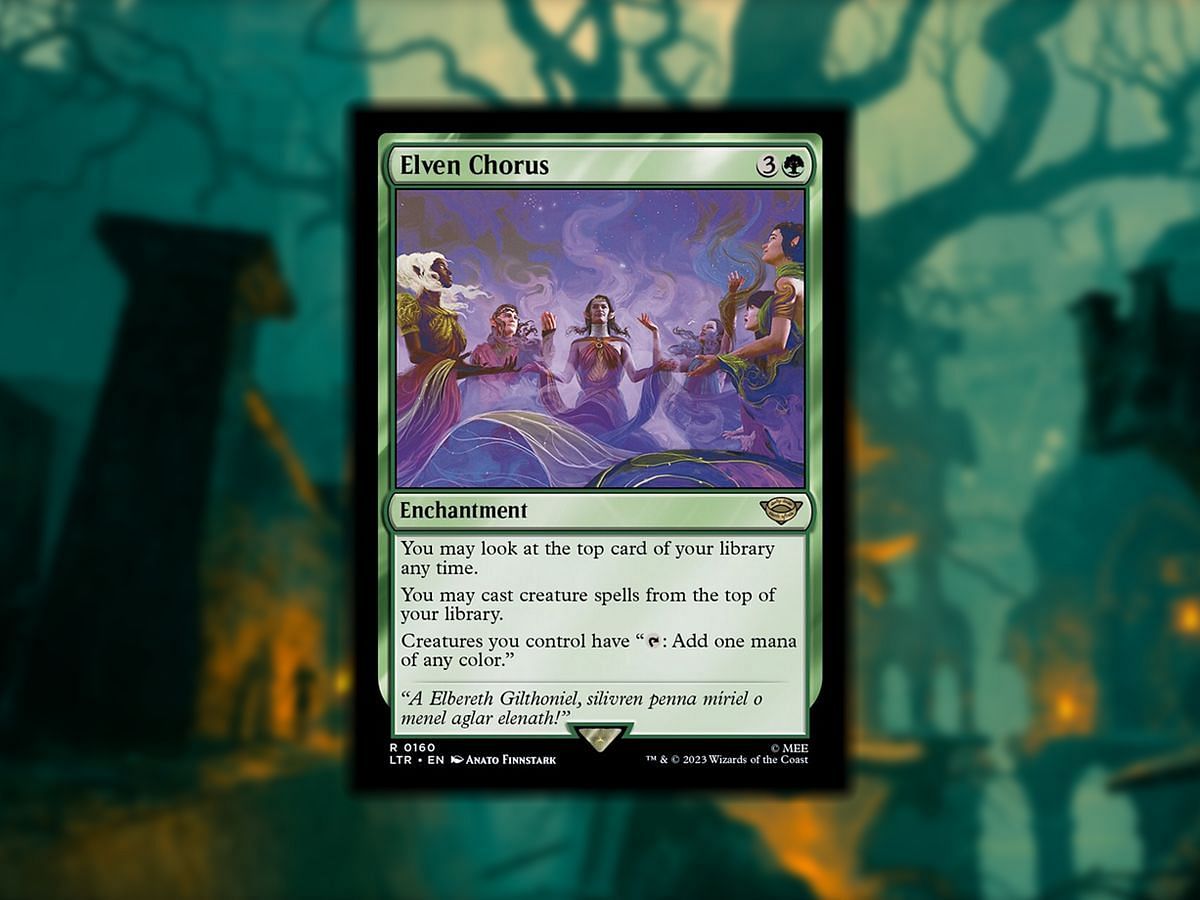 Elven Chorus in Magic: The Gathering (Image via Wizards of the Coast)