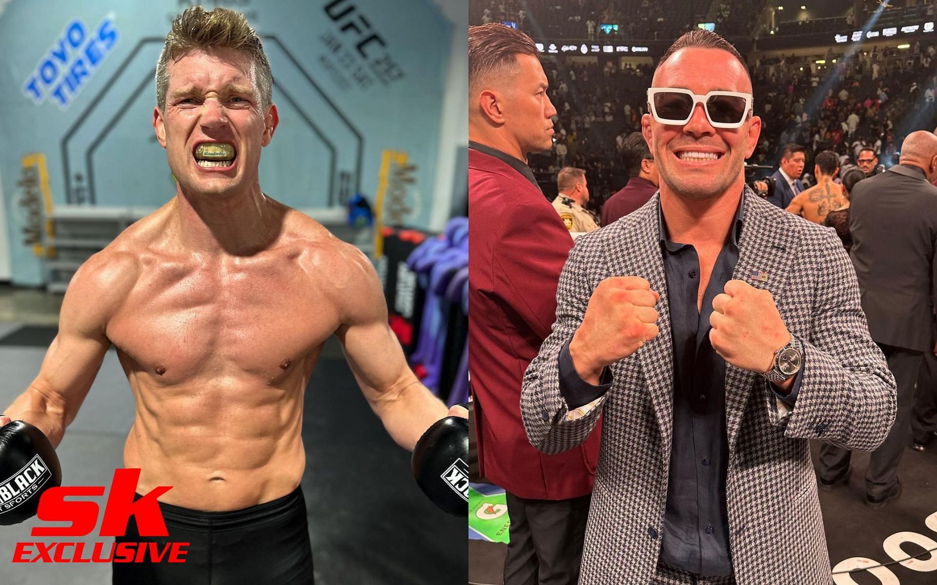 Stephen Thompson (Left), Colby Covington (Right) [Image courtesy: @wonderboymma and @colbycovmma on Instagram]