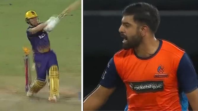 Haris Rauf has the last laugh with fiery reaction after dismissing Jason Roy in MLC 2023