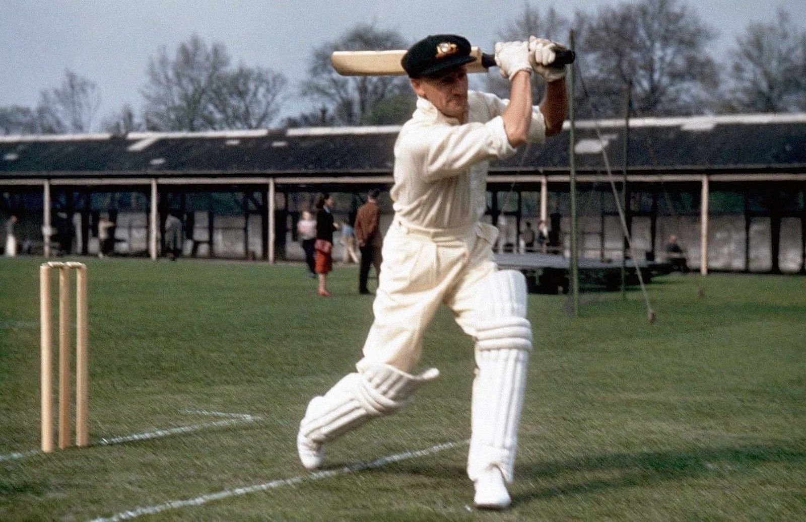 The legendary Sir Don Bradman in action for his country [Credits: Cricket Australia]