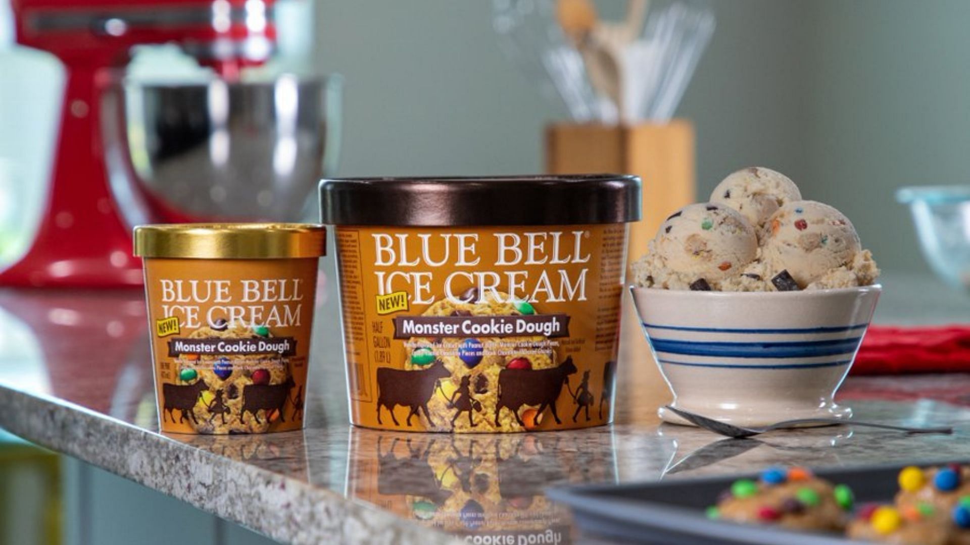 Blue Bell Monster Cookie Dough ice cream Flavor profile and everything