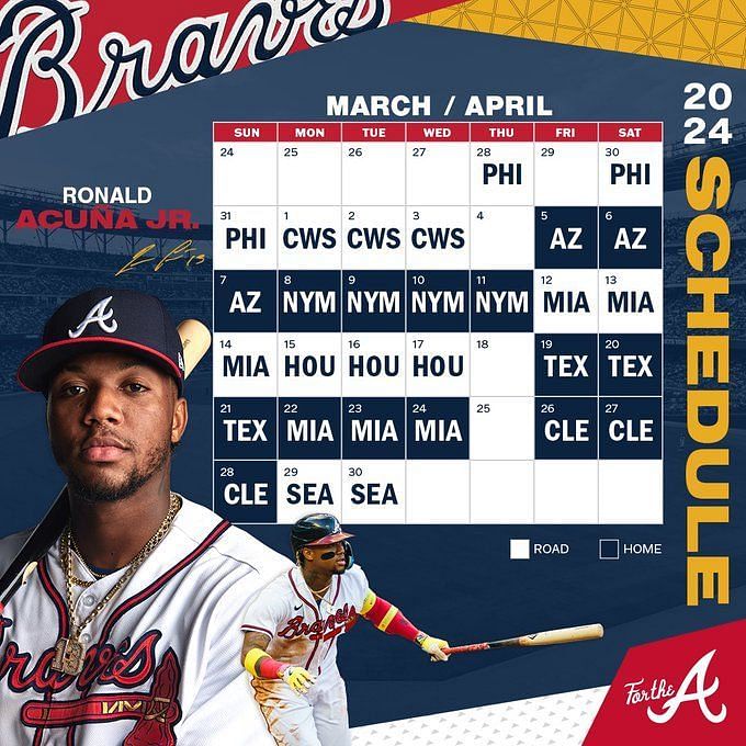Braves 2024 Schedule: Key Games, how to watch and ticket details