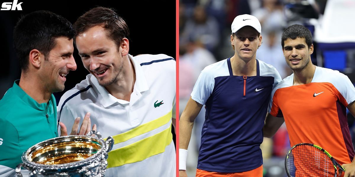 Wimbledon 2023 semifinals: Novak Djokovic vs Jannik Sinner, Daniil Medvedev vs Carlos Alcaraz