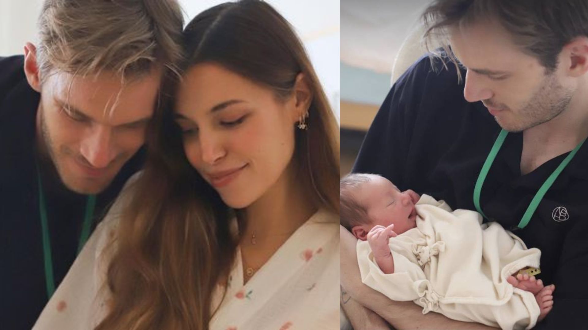 Popular YouTuber <b>PewDiePie</b> and his wife Marzia Kjellberg welcomed their fir...