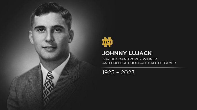 Bears: Former QB, Notre Dame Heisman winner Jonny Lujack dies