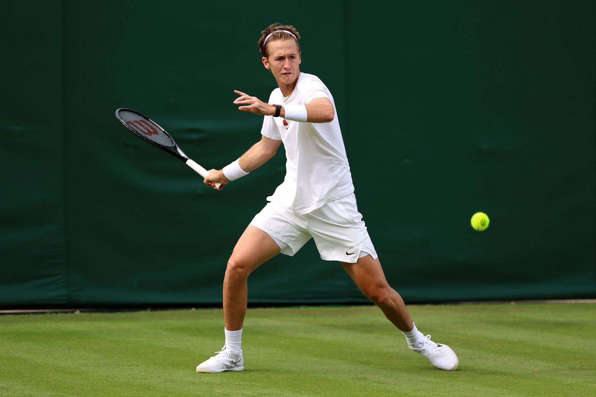 Korda at the 2023 Wimbledon Championships