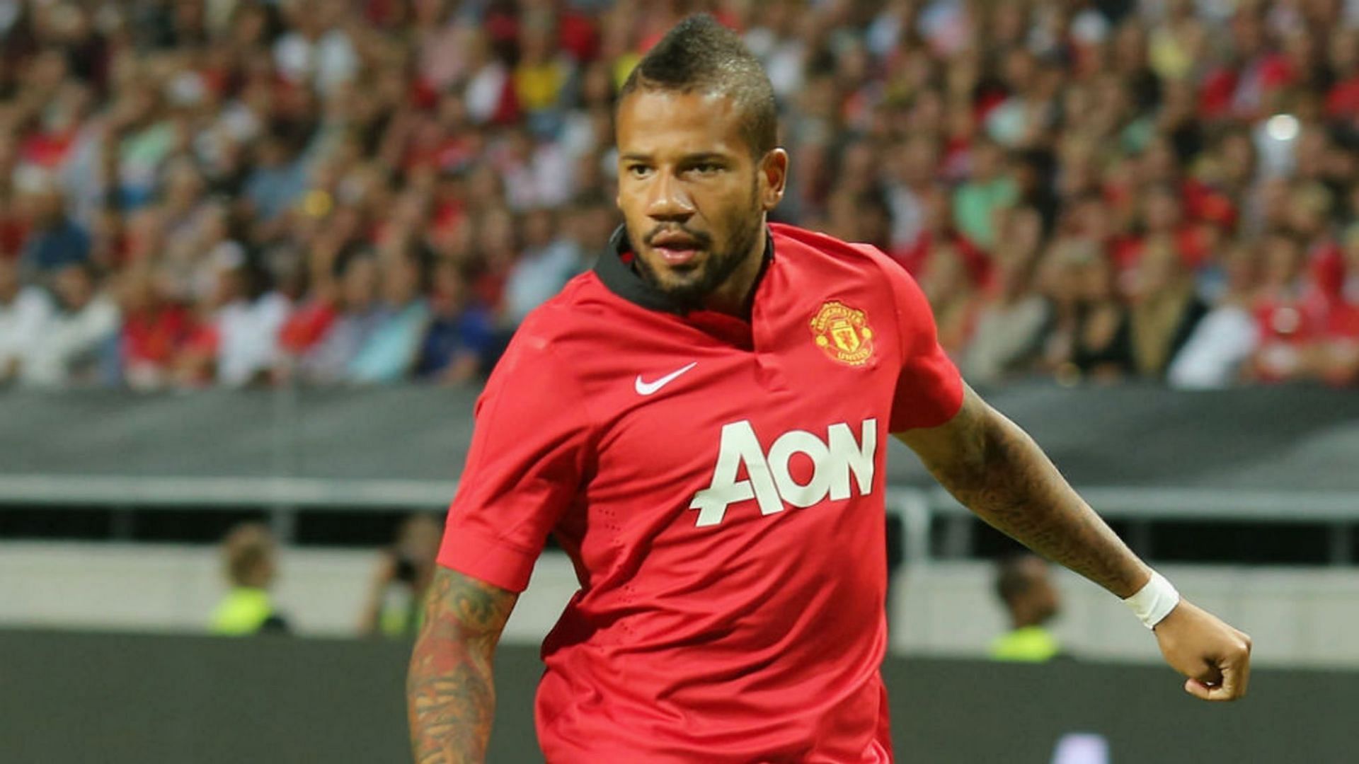 Bebe in action for Manchester United (cred: Sky Sport)