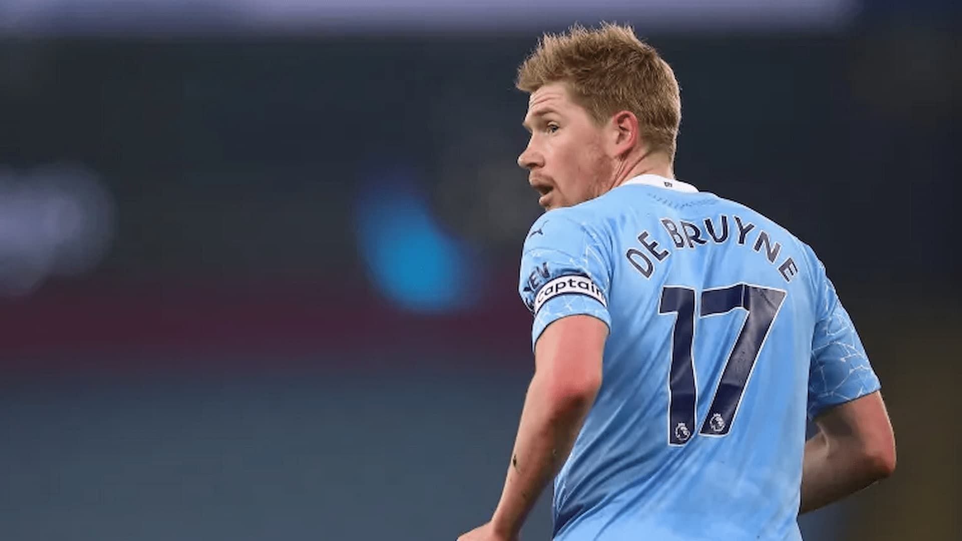Kevin De Bruyne wears the number 17 at Manchester City (Image via Getty)
