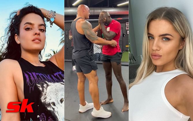 UFC fighter put on the spot by Nina-Marie Daniele, Themba Gorimbo in tears after 'The Rock's surprise, Daniella Hemsley explains decision to flash: MMA News Roundup