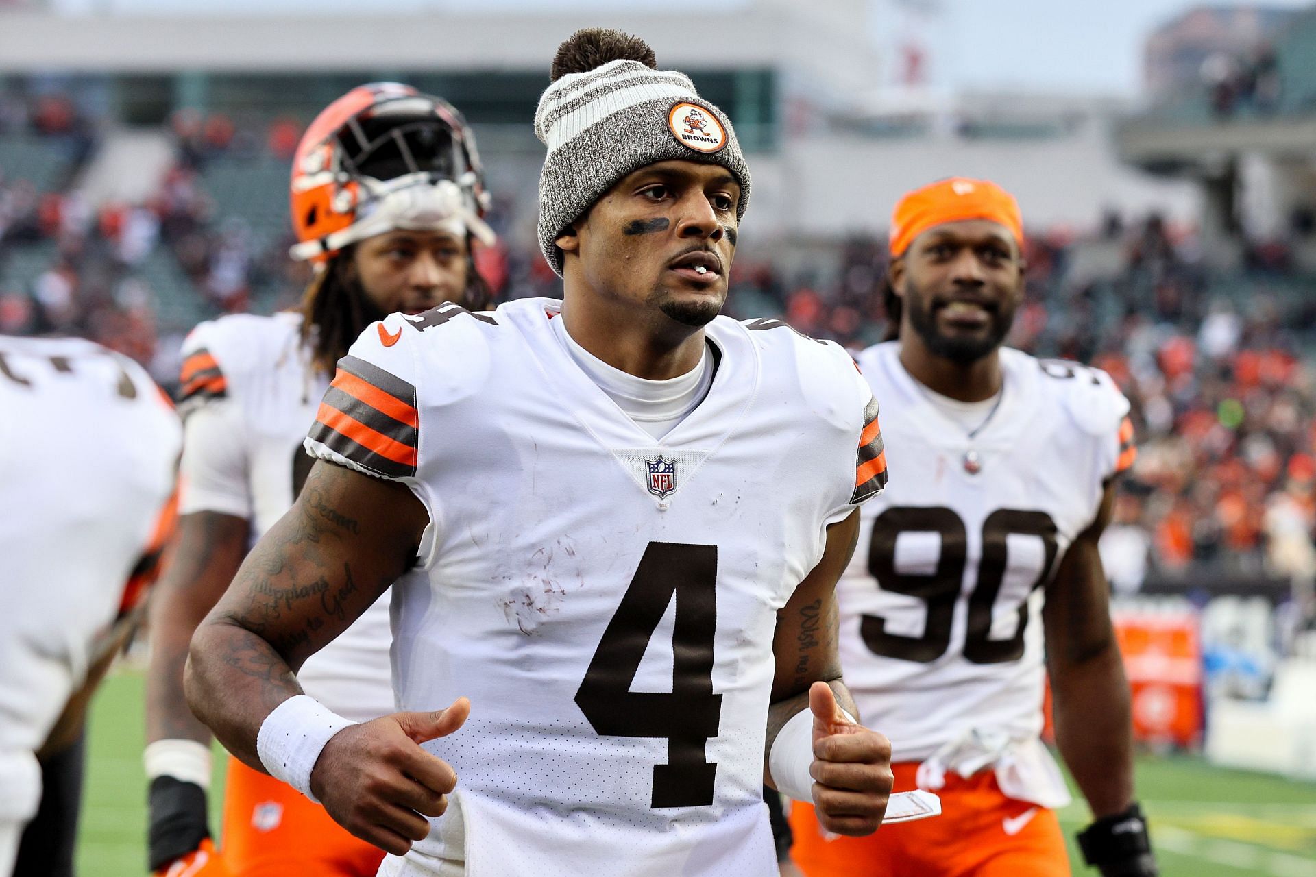 Deshaun Watson at Cleveland Browns v Cincinnati Bengals