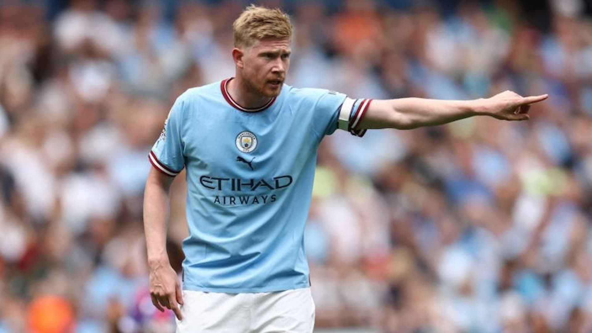 Kevin De Bruyne, captain of Manchester City (Image via Getty)