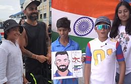 [Watch] Fans in attendance in Trinidad shower love on Virat Kohli after his century on day 2 of 2nd IND vs WI Test