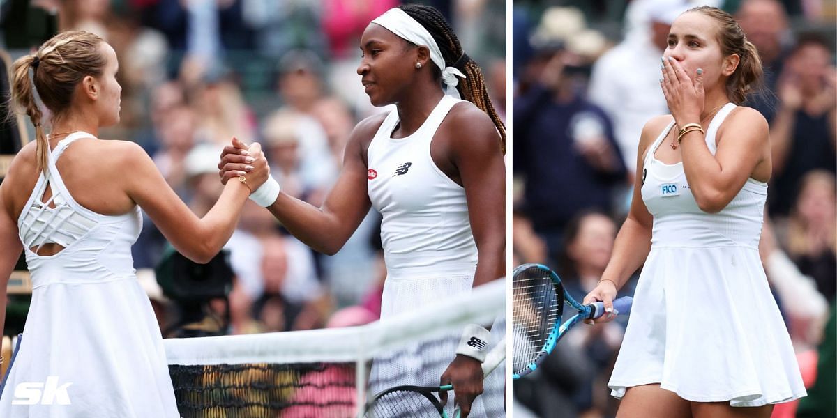 Sofia Kenin defeated Coco Gauff in the first round of the 2023 Wimbledon Championships