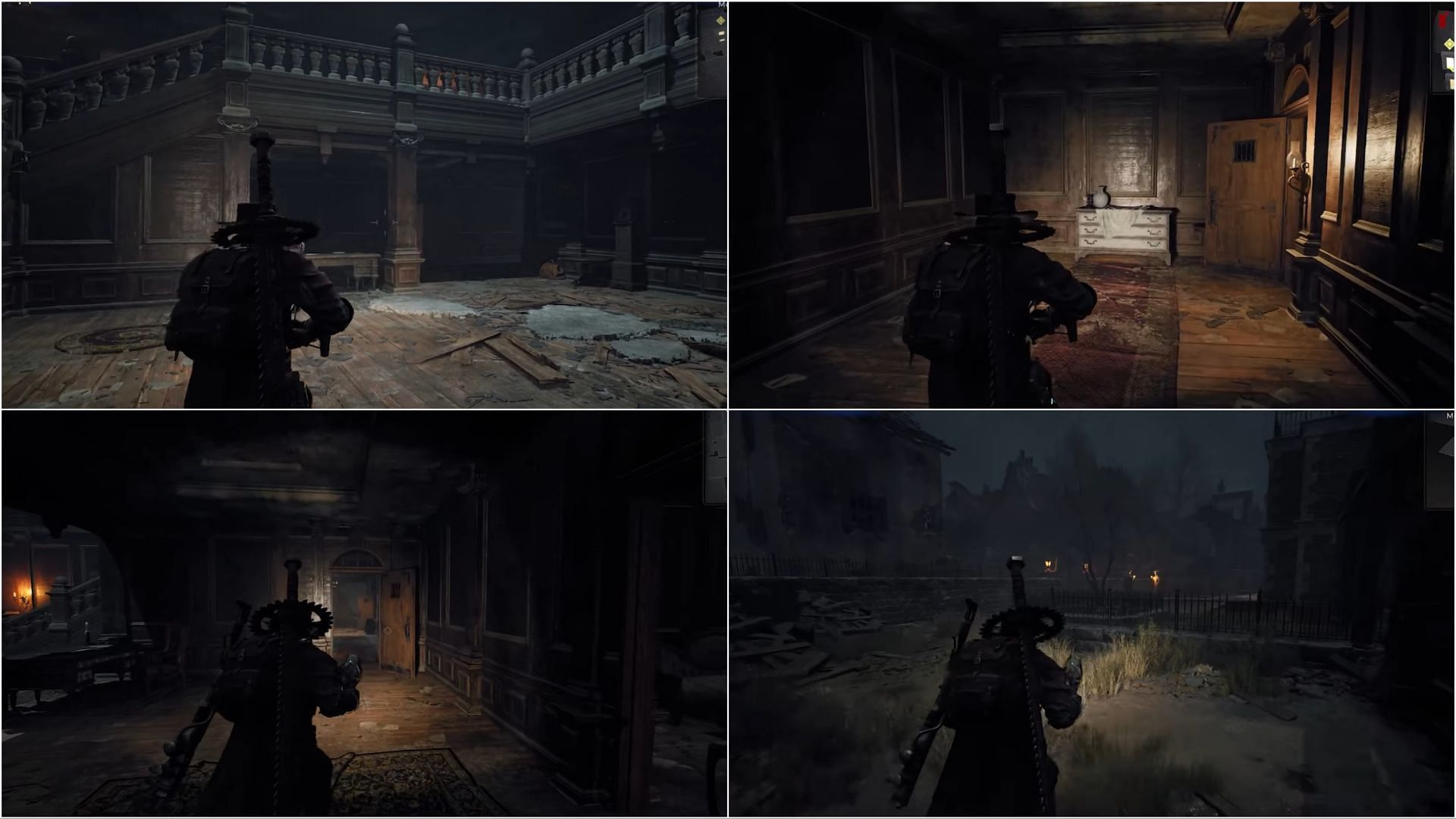 You&#039;ll find stairs leading to the outside of the Asylum (Image via Gearbox Software)