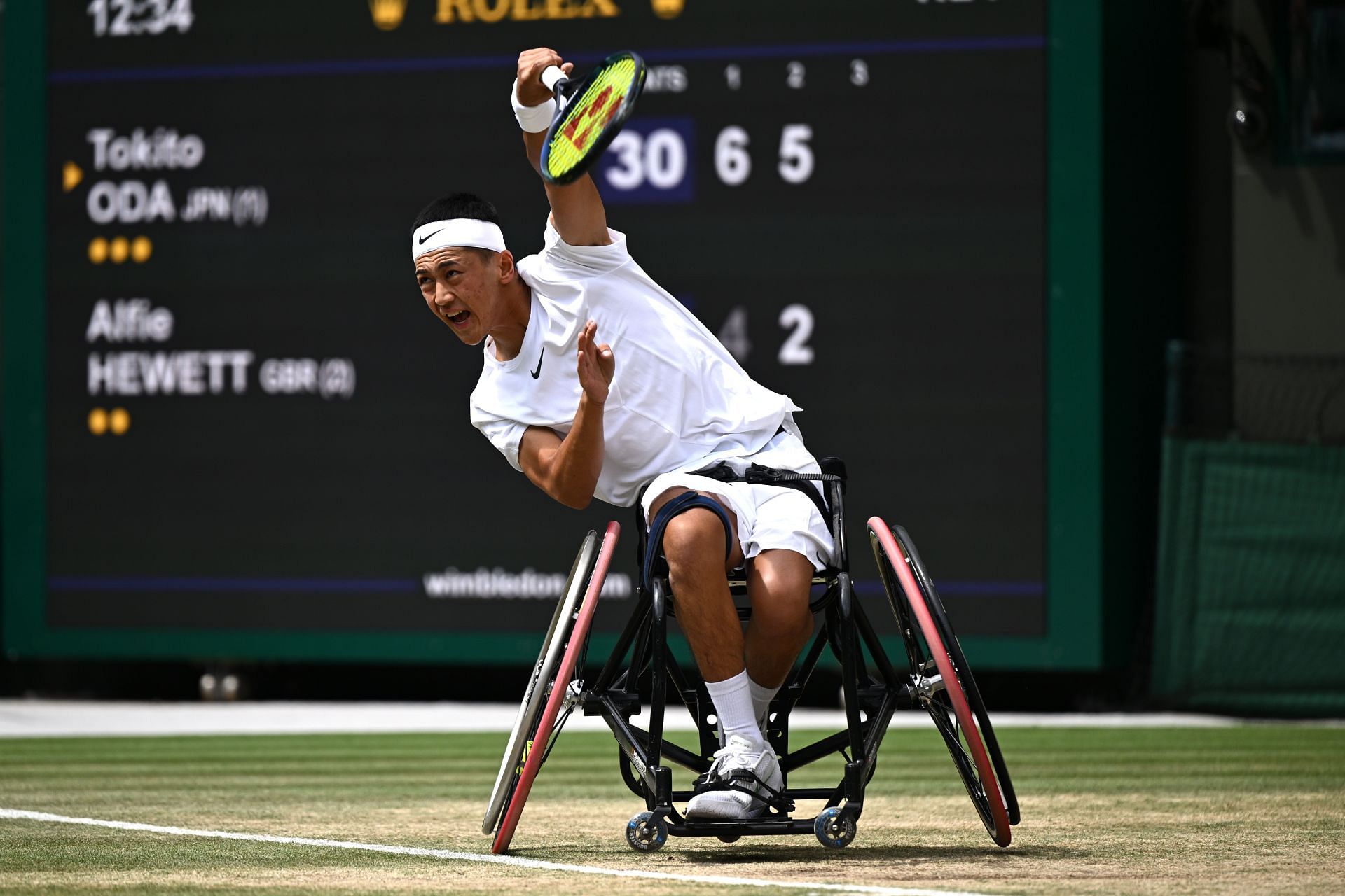 Tokito Oda at the 2023 Wimbledon Championships