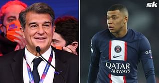 “I heard this story also one year ago” – Joan Laporta responds to rumors on PSG wanting to replace Kylian Mbappe with Barcelona star