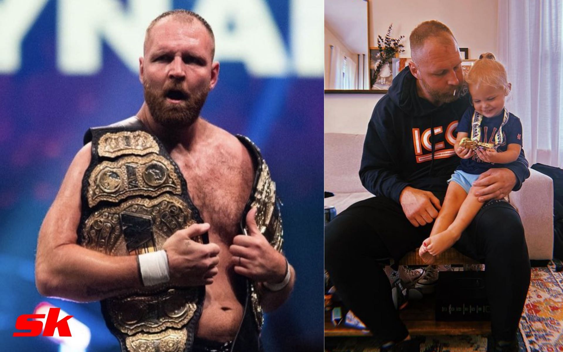 AEW star Jon Moxley wins gold in grappling tournament; daughter poses ...