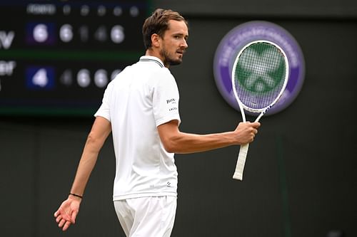 Daniil Medvedev at the 2023 Wimbledon Championships.