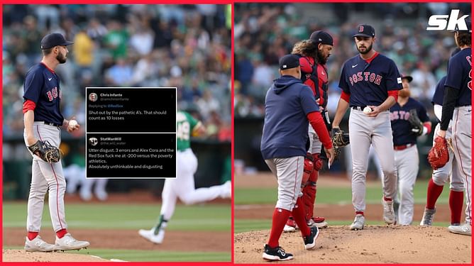 Red Sox fans enraged after team gets shut-out in game vs Oakland Athletics: "Should count as 10 losses"