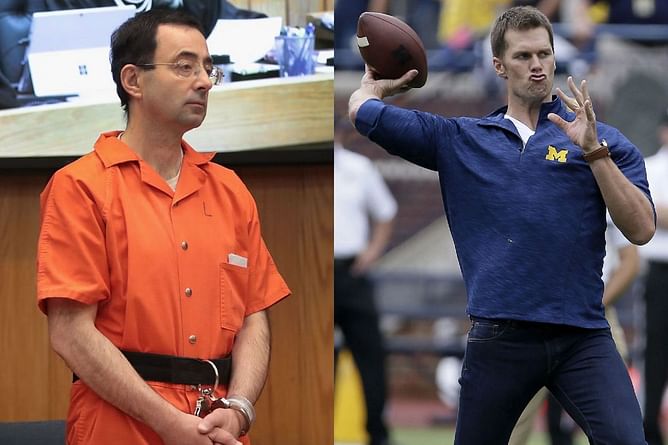 Tom Brady's loose connection to Larry Nassar revisited in wake of vilified sports doctor's stabbing