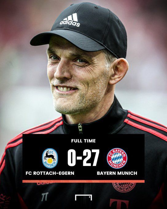 Match report: Bayern 27-0 Rottach-Egern, pre-season friendly