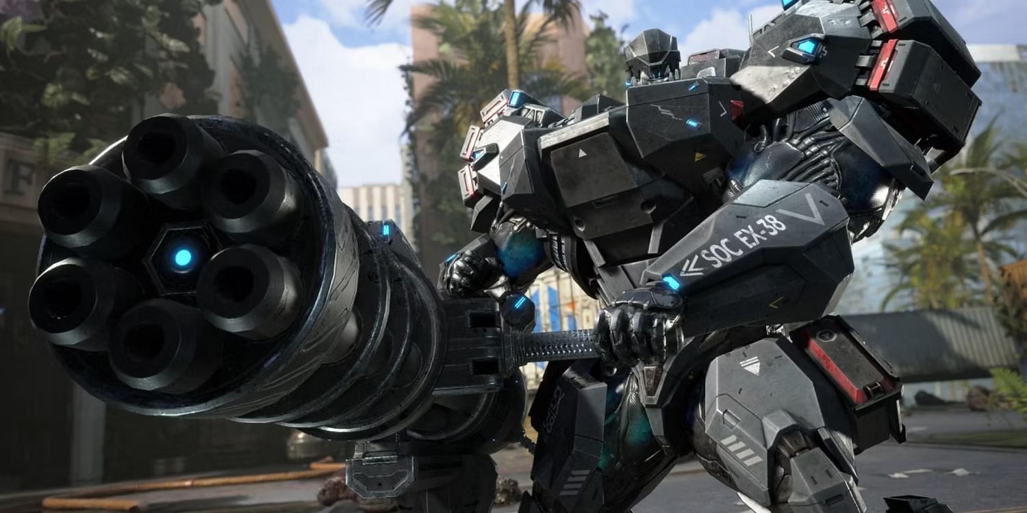 Krieger with its machine gun (Image via Capcom)