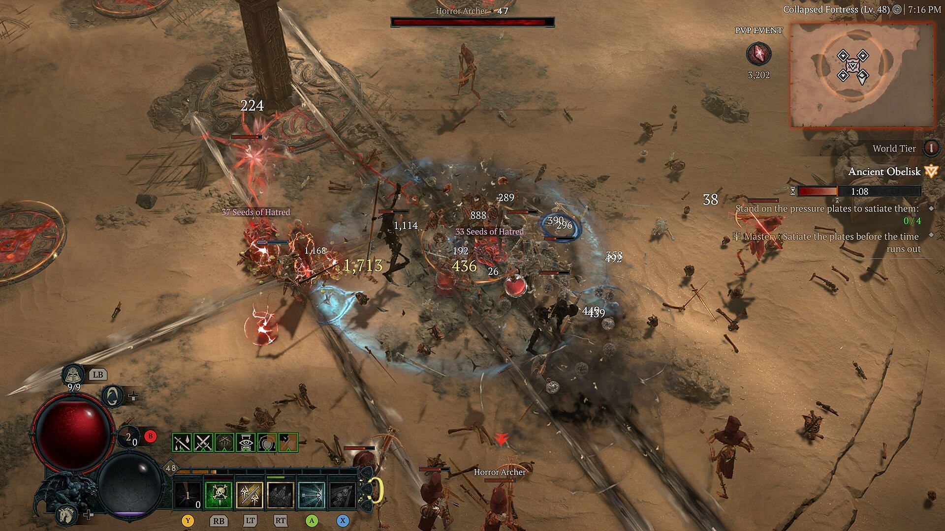 One can team up with other players (Image via Diablo 4)