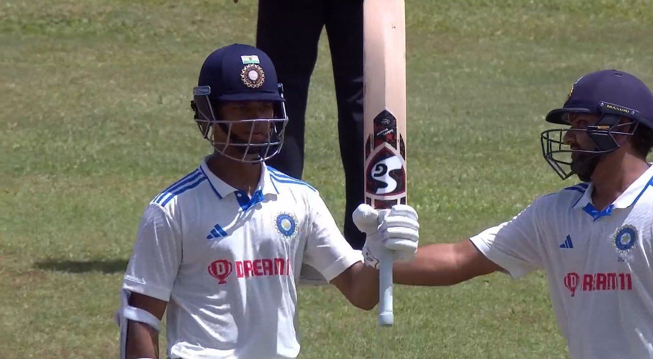 Yashasvi Jaiswal scored a century on Test debut. [P/C: Twitter]