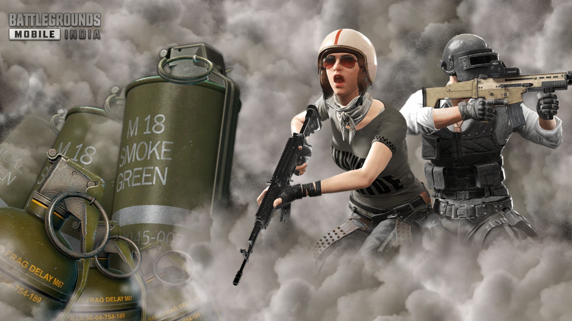 Usage of Frag, Smoke, and Molotov in BGMI 