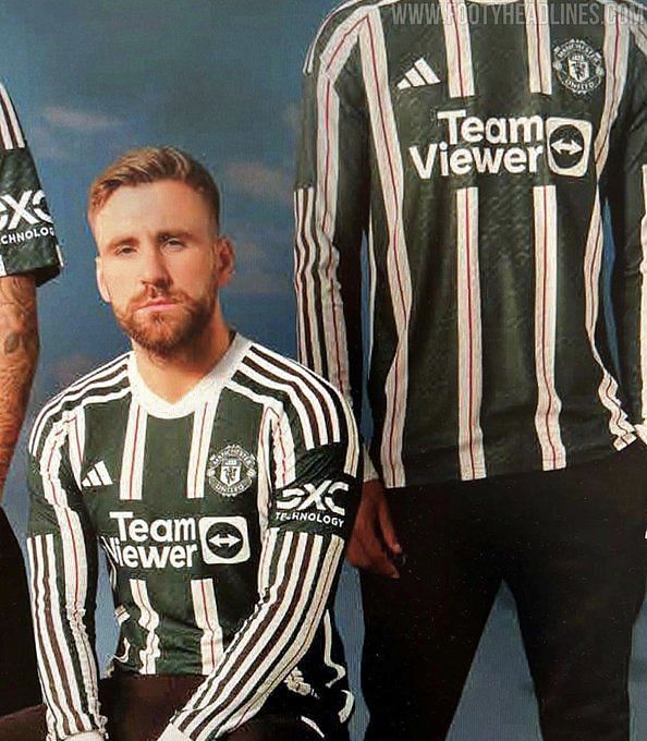 Manchester United shirt 'leak' for 2023/24 season has dark green and white  strips in striking resemblance to Newcastle home colours