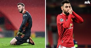 Bruno Fernandes takes cheeky dig at Manchester United as he sends emotional farewell message to David de Gea
