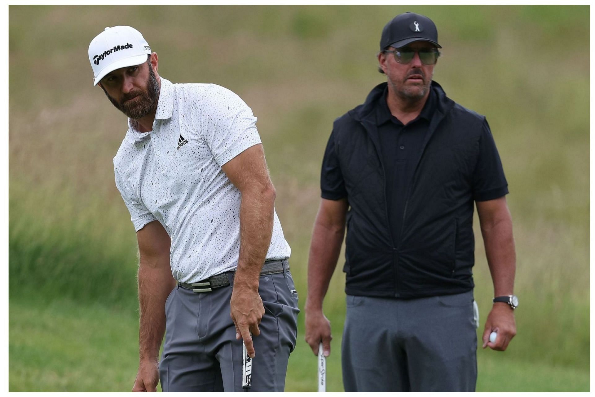 Dustin Johnson and Phil Mickelson are grouped together for the LIV Golf London, round 1