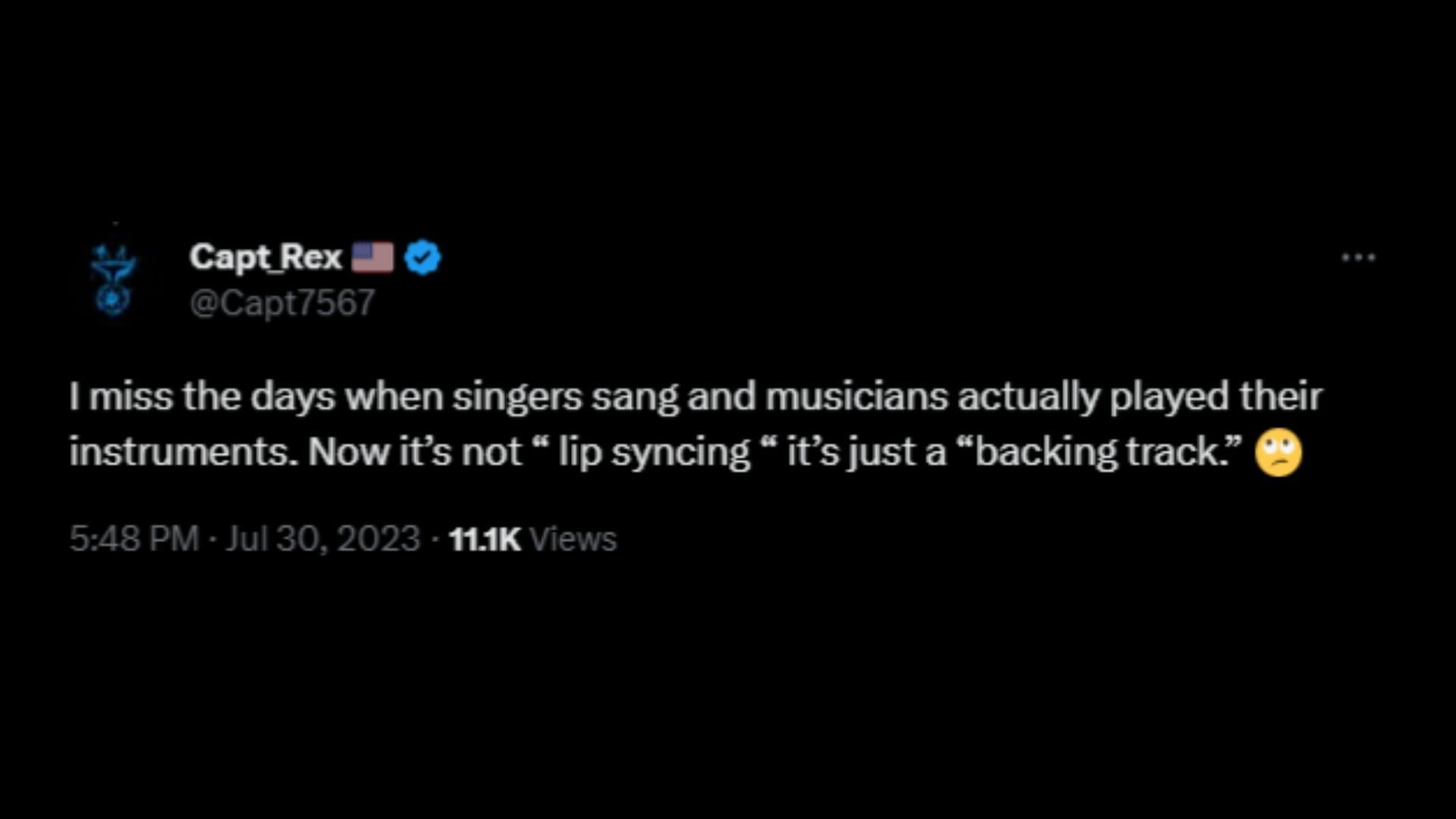 Screenshot of a Twitter user remarking on Cardi&#039;s lip-syncing and mic-throwing incident. (Photo via @bennyjohnson/Twitter)