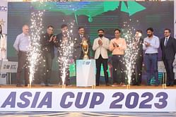 [Watch] Asia Cup 2023 trophy is unveiled in presence of Pakistan cricket stars & new PCB chairman
