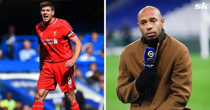 “I’m not saying that to be sarcastic” – Thierry Henry highlights ‘weird’ fact about Steven Gerrard at Liverpool