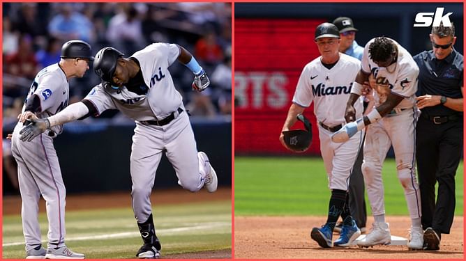 Watch: Miami Marlins 3B coach Jody Reed suffers fractured leg after being hit by rogue foul ball